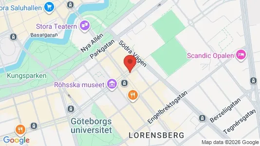 Apartments for rent i Gothenburg City Centre - kort over placeringen