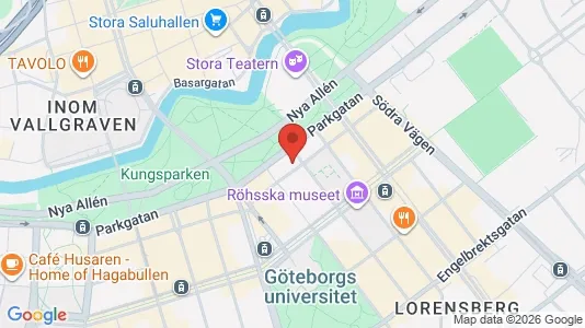 Apartments for rent i Gothenburg City Centre - kort over placeringen