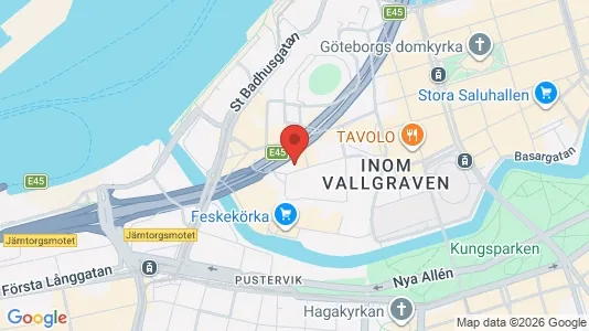 Apartments for rent i Gothenburg City Centre - kort over placeringen
