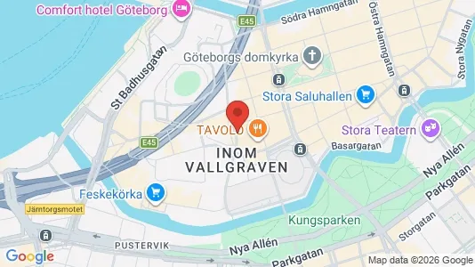 Apartments for rent i Gothenburg City Centre - kort over placeringen