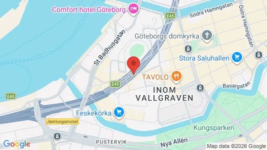 Apartments for rent i Gothenburg City Centre - kort over placeringen