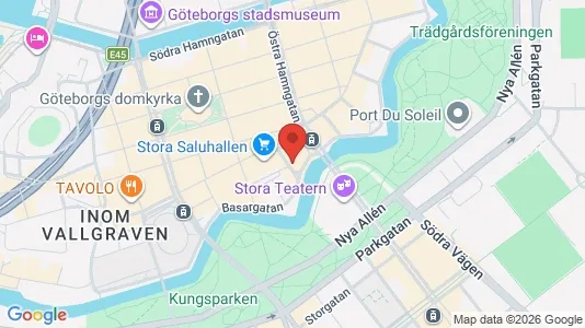 Apartments for rent i Gothenburg City Centre - kort over placeringen