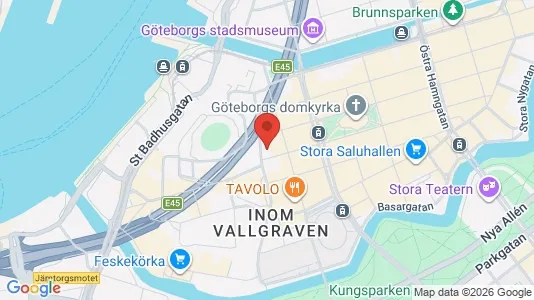 Apartments for rent i Gothenburg City Centre - kort over placeringen