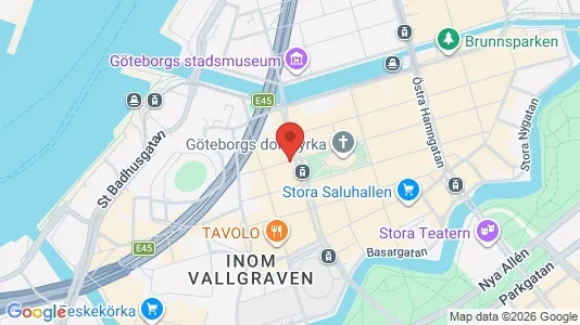 Apartments for rent i Gothenburg City Centre - kort over placeringen