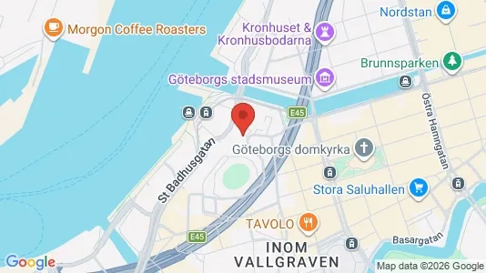 Apartments for rent i Gothenburg City Centre - kort over placeringen