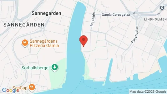 Apartments for rent i Lundby - kort over placeringen