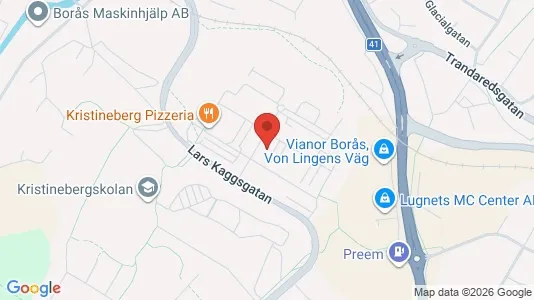 Apartments for rent i Borås - kort over placeringen