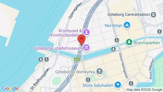 Apartments for rent i Gothenburg City Centre - kort over placeringen