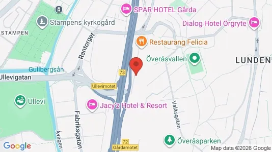 Apartments for rent i Örgryte-Härlanda - kort over placeringen