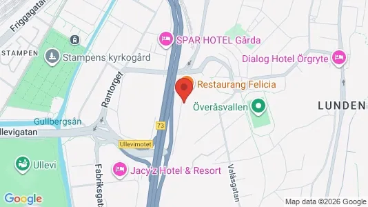 Apartments for rent i Örgryte-Härlanda - kort over placeringen