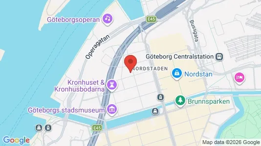 Apartments for rent i Gothenburg City Centre - kort over placeringen