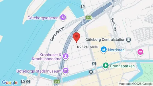 Apartments for rent i Gothenburg City Centre - kort over placeringen
