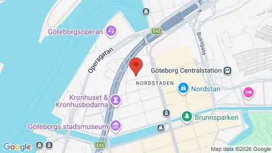 Apartments for rent i Gothenburg City Centre - kort over placeringen