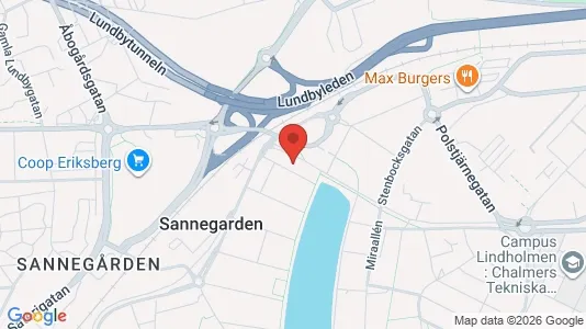 Apartments for rent i Lundby - kort over placeringen