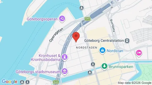 Apartments for rent i Gothenburg City Centre - kort over placeringen