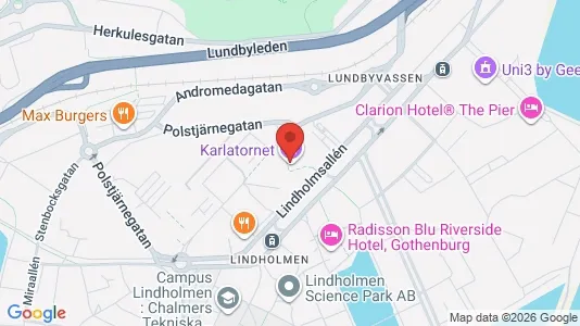 Apartments for rent i Lundby - kort over placeringen