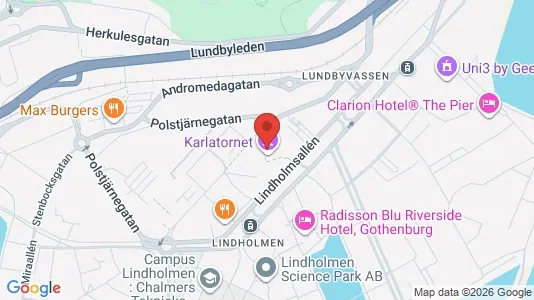 Apartments for rent i Lundby - kort over placeringen