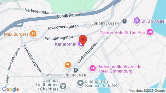 Apartments for rent i Lundby - kort over placeringen