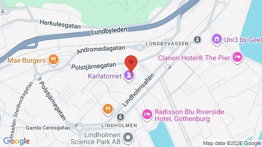 Apartments for rent i Lundby - kort over placeringen
