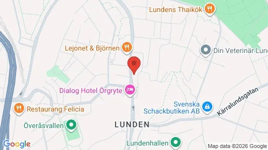 Apartments for rent i Örgryte-Härlanda - kort over placeringen