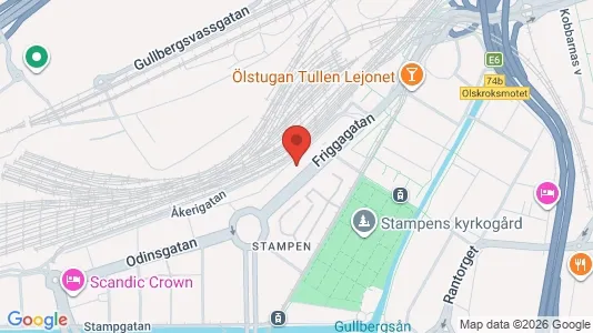 Apartments for rent i Gothenburg City Centre - kort over placeringen