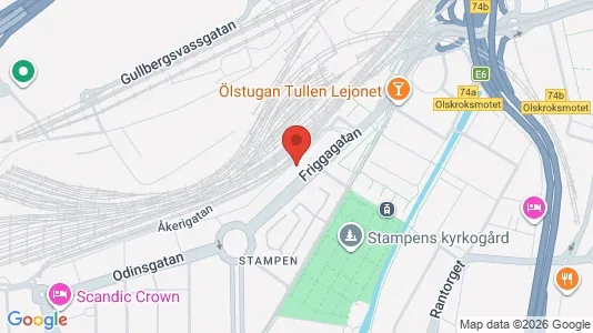 Apartments for rent i Gothenburg City Centre - kort over placeringen