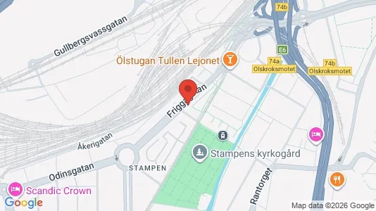 Apartments for rent i Gothenburg City Centre - kort over placeringen