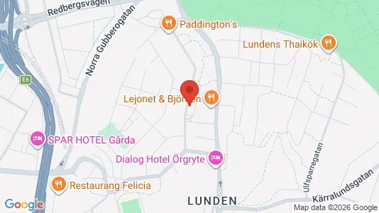 Apartments for rent i Örgryte-Härlanda - kort over placeringen