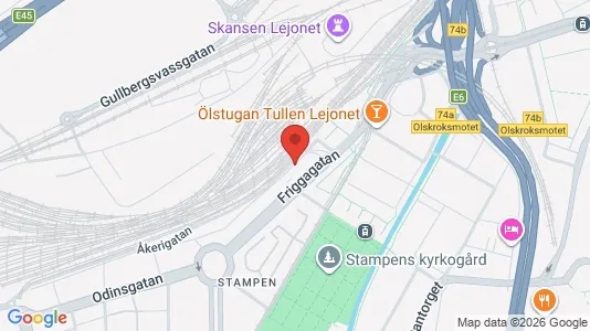 Apartments for rent i Gothenburg City Centre - kort over placeringen
