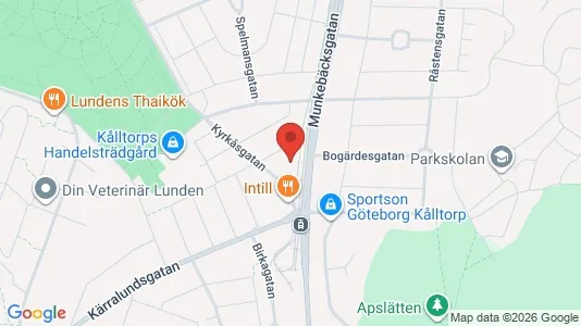 Apartments for rent i Örgryte-Härlanda - kort over placeringen