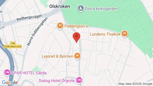 Apartments for rent i Örgryte-Härlanda - kort over placeringen