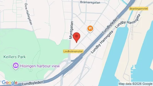 Apartments for rent i Lundby - kort over placeringen
