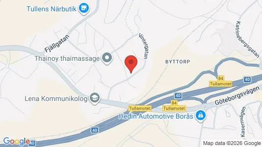 Apartments for rent i Borås - kort over placeringen