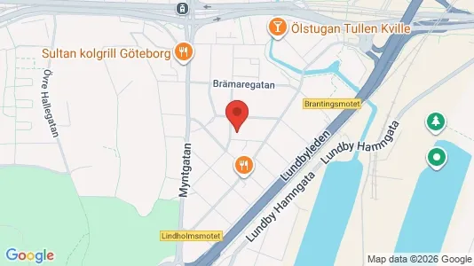 Apartments for rent i Lundby - kort over placeringen