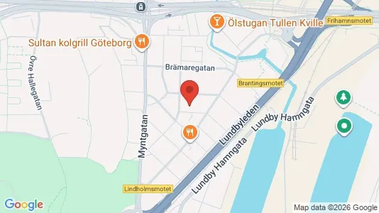 Apartments for rent i Lundby - kort over placeringen