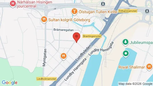 Apartments for rent i Lundby - kort over placeringen