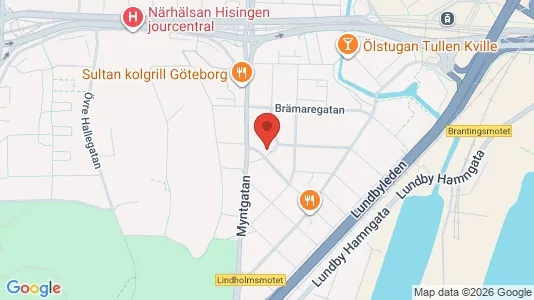 Apartments for rent i Lundby - kort over placeringen