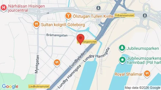 Apartments for rent i Lundby - kort over placeringen
