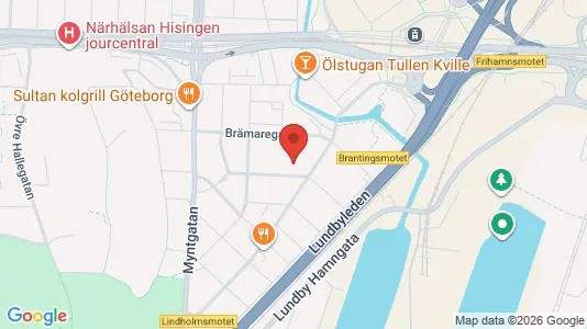 Apartments for rent i Lundby - kort over placeringen