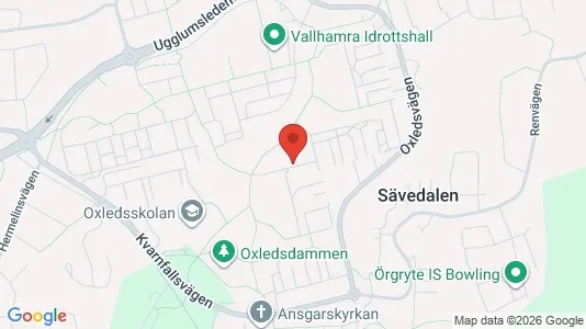 Apartments for rent i Partille - kort over placeringen