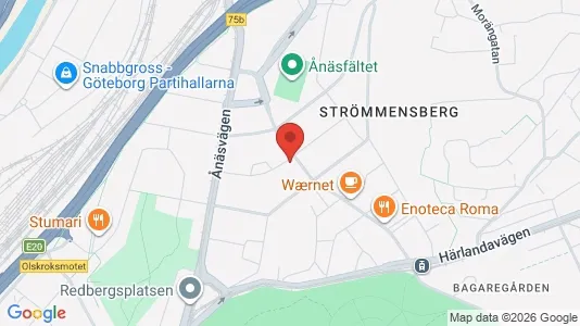 Apartments for rent i Örgryte-Härlanda - kort over placeringen