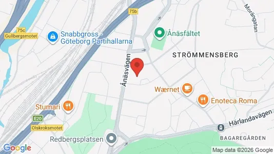 Apartments for rent i Örgryte-Härlanda - kort over placeringen