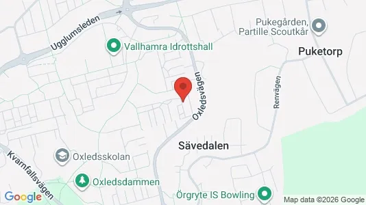 Apartments for rent i Partille - kort over placeringen