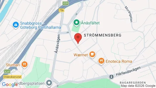 Apartments for rent i Örgryte-Härlanda - kort over placeringen