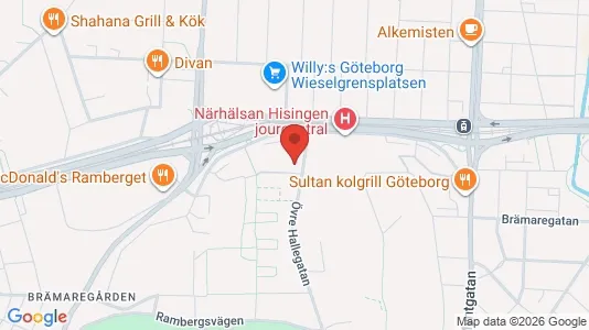Apartments for rent i Lundby - kort over placeringen