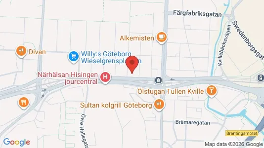 Apartments for rent i Lundby - kort over placeringen