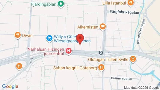 Apartments for rent i Lundby - kort over placeringen
