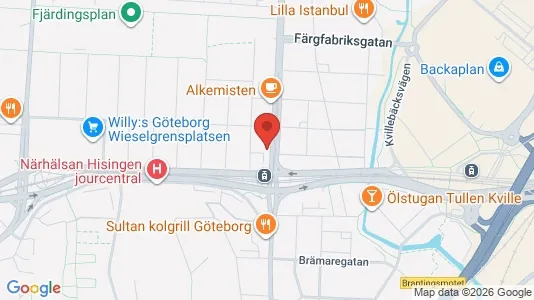 Apartments for rent i Lundby - kort over placeringen