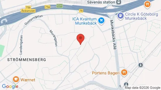 Apartments for rent i Örgryte-Härlanda - kort over placeringen