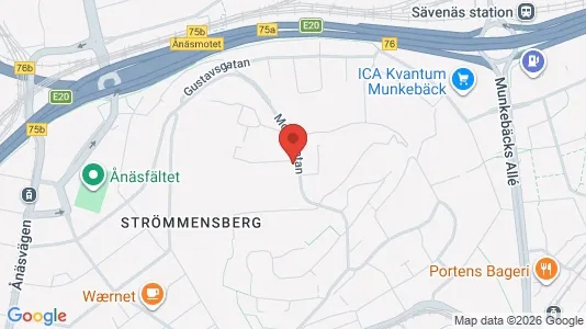 Apartments for rent i Örgryte-Härlanda - kort over placeringen